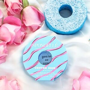 Spongelle Chiffon Rose Body Wash Infused Buffer Donut Sponge 85g *BNIB Sealed
